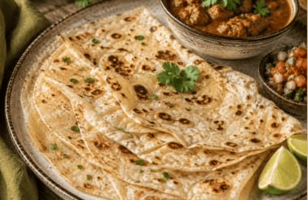 Durban Roti – dünnes Fladenbrot