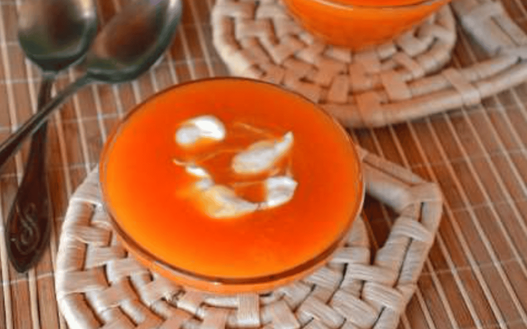 Kalte Papaya Suppe